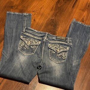 Grace in LA Stylish Embellished Jeans excellent condition- trend setting